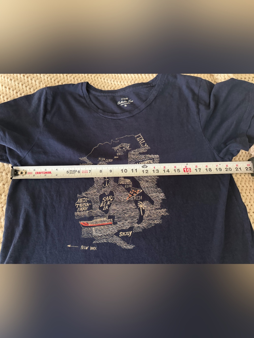 J. Crew Collectors Tee size XL - Picture 8 of 9